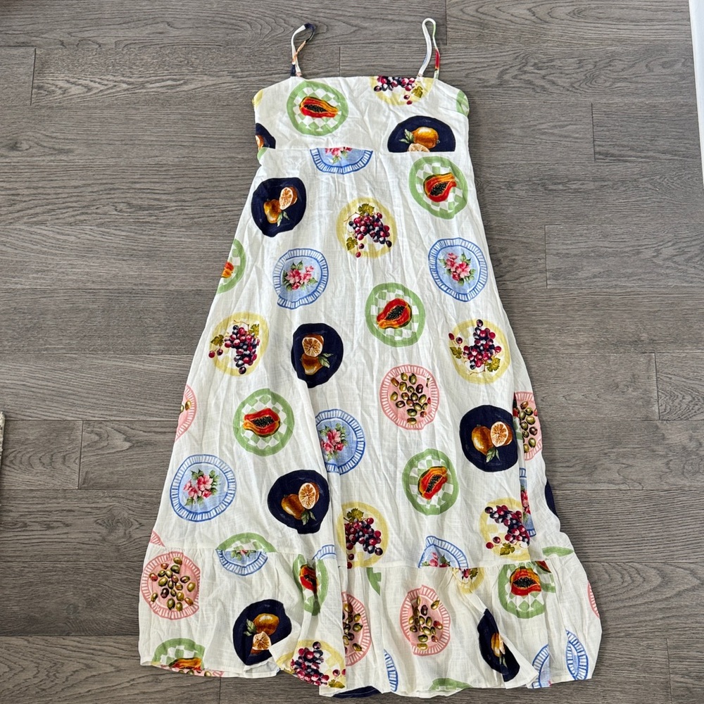 🌼LABEL OF LOVE🌼 NWT Colorful Fruit Print Maxi Dress, Size XL